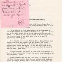          A fax to Jay Douner from Linda O'Brien and Laura Lewis that reads Meet the
   