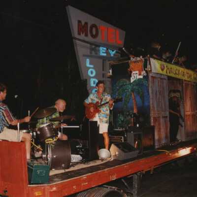A float in the parade.