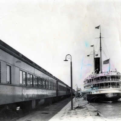 Florida East Coast Railway Train and Ferry