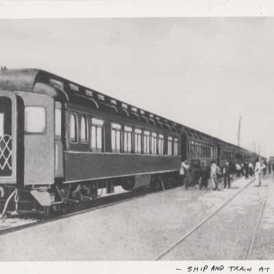 Florida East Coast Railway Train and P&O Steamship