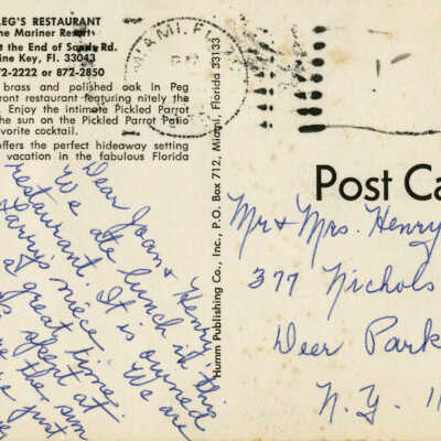 Peg Leg's Restaurant: © Key West Art & Historical Society