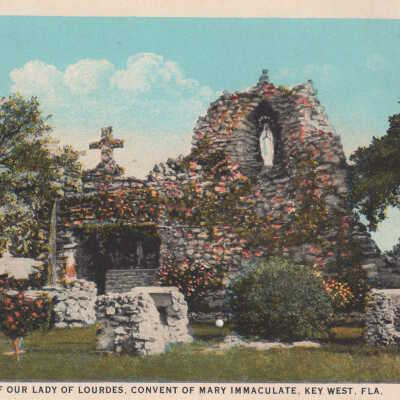 Grotto of our Lady of Lourdes, Convent of Mary Immaculate, Key West, Fla.
