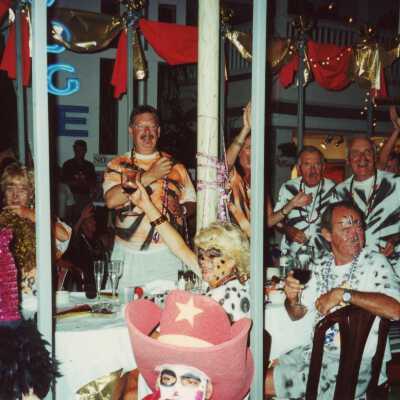 A float in the parade.