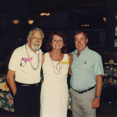 Capt. Tony at the Fantasy Fest Sponsor appreciation party.