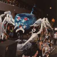 A float in the parade.