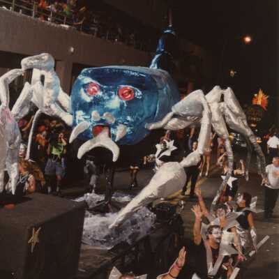 A float in the parade.