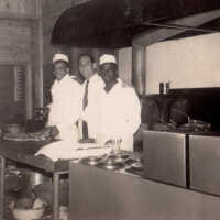 Gilbert Ogden, Rene Diaz, and Euphemio Chavez at Pena
