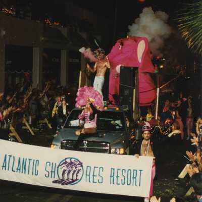 A float in the parade.