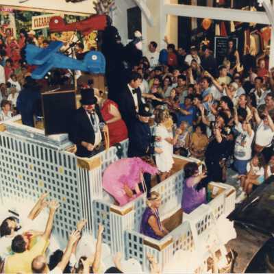 A float during the parade.