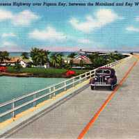 Overseas Highway over Pigeon Key, Between the Mainland and Key West, Florida