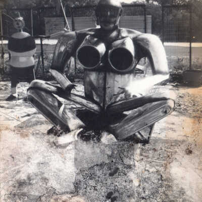 Stanley Papio metal sculpture