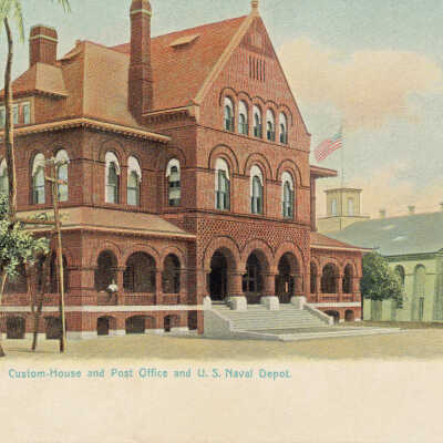 Custom House and Post Office and U.S. Naval Depot