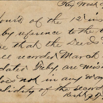 U.S. Postal Card: © Key West Art & Historical Society