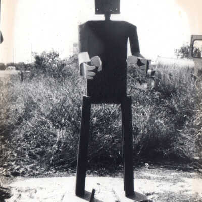 Stanley Papio metal sculpture