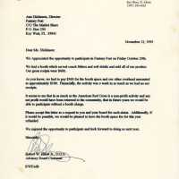          A letter to Ms. Dickinson from the American Red Cross.
   