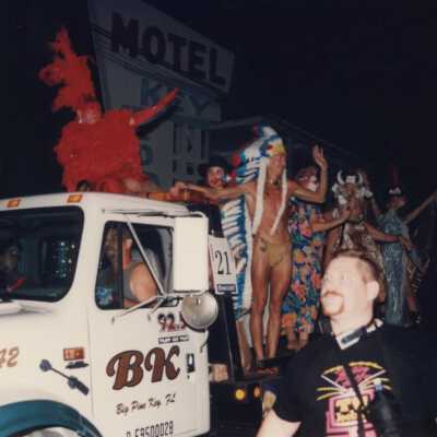 A float in the parade.