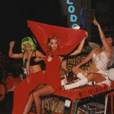 A float in the parade.