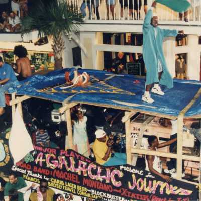 A float in the parade.