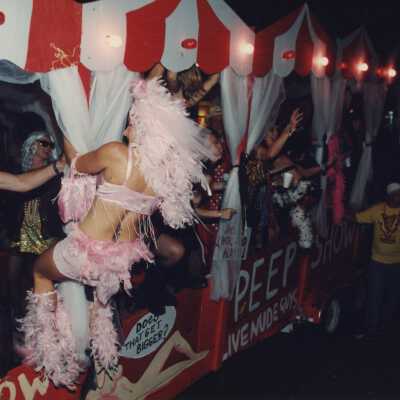 A float in the parade.