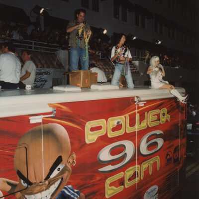 A float in the parade.