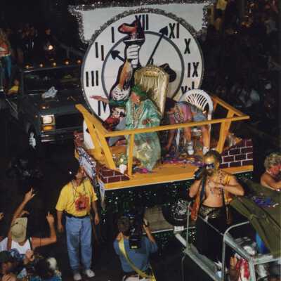 A float in the parade.