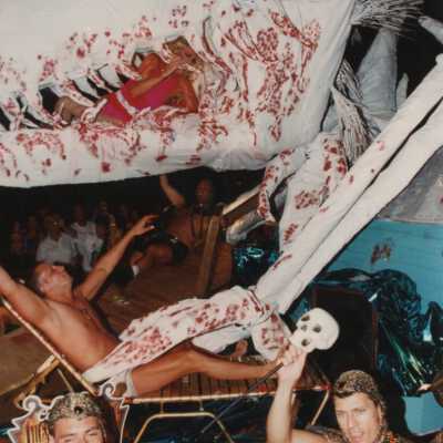 A float in the parade.