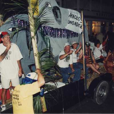 A float in the parade.