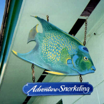 Adventure Snorkeling Sign