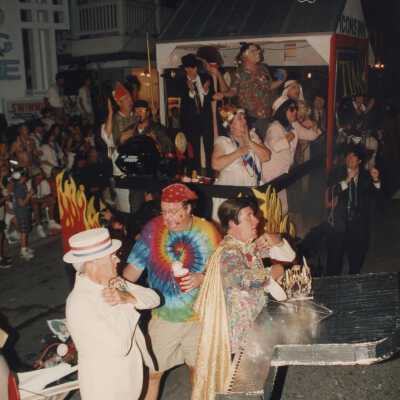 A float in the parade.
