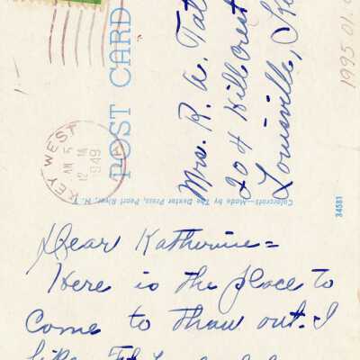 Old Customs Building, Naval Operating Base, Key West, Fla.: © Key West Art & Historical Society