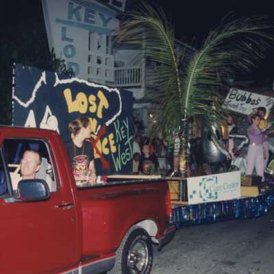 A float in the parade.
