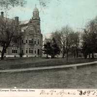 Chicago Hall and Campus View, Grinnell, Iowa