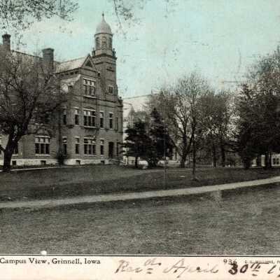 Chicago Hall and Campus View, Grinnell, Iowa