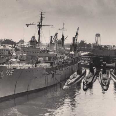 Submarines and a ship: Copyright: © Key West Art & Historical Society; Origformat: Print-Photographic