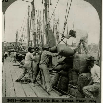 Coffee from Porto Rico, Havana Wharf, Cuba