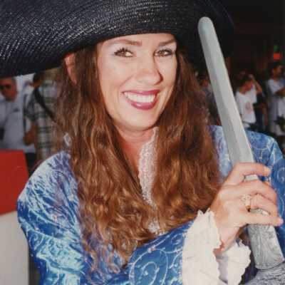 Unknown lady dressed up.