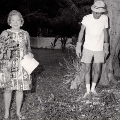 Unknown man and woman