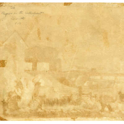 Figures on the Waterfront (Pre-Conservation): © Key West Art & Historical Society