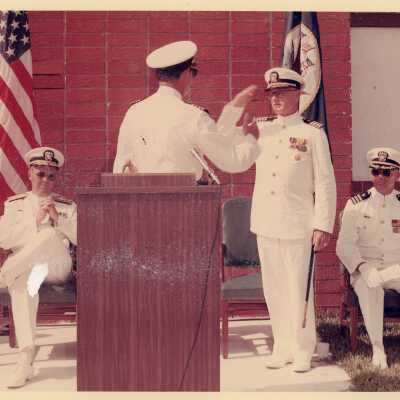 U.S. Navy at a ceremony