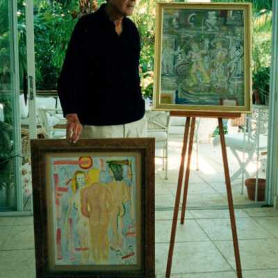 David Wolkowsky and Tennessee Williams paintings: Copyright: © Key West Art & Historical Society; Origformat: Print-Photographic