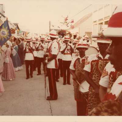 A band at a parade