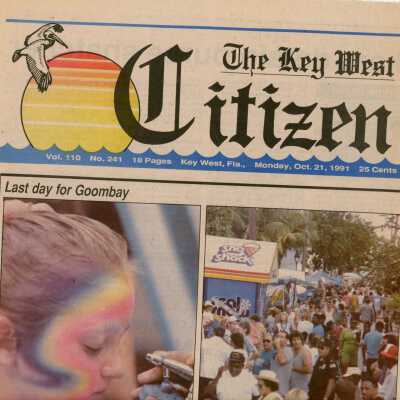 Pictures of Goombay and an article about Fantasy Fest in the Key West Citizen.