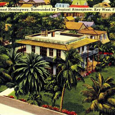 Home of Ernest Hemingway, Surrounded by Tropical Atmosphere, Key West, Florida