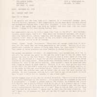          A letter to the Fantasy Fest committee from Kelly Mcclain with a complaint.
   