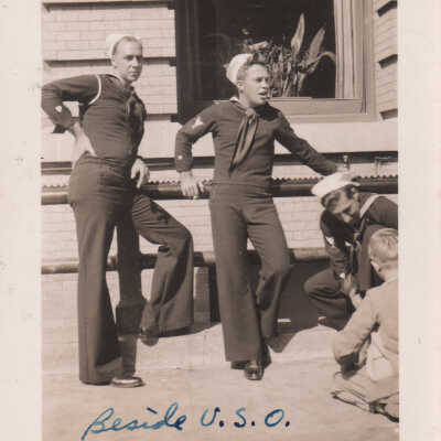 Sailors from the U.S.S. Key West (PF-17)