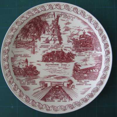 Key West Souvenir Plate