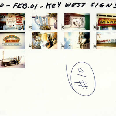 Key West Images Contact Sheet - Roll 10B