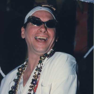 Unknown man dressed up.