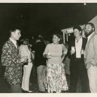 A group of people at a party