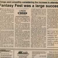 An article in the Key West Citizen that reads Fantasy Fest was a large success.